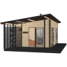 Сауна HARVIA SOLIDE OUTDOOR SLD03PS с дровяной печью